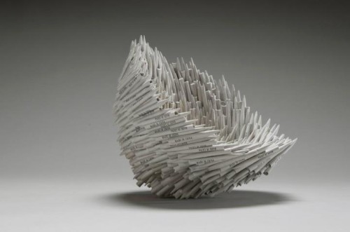 Paper Sculpture by Jacqueline Rush Lee